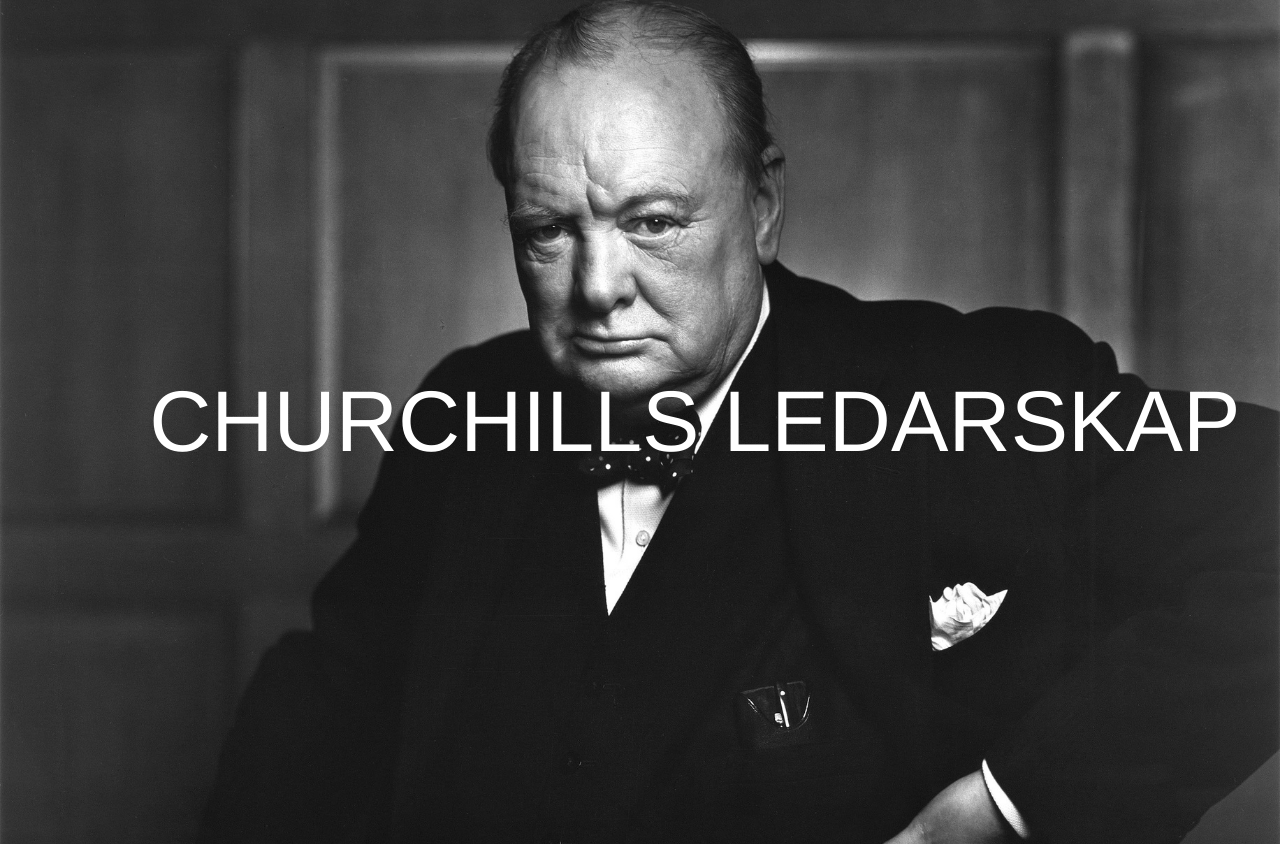 Sir Winston Churchill, en av 1900-talets största ledare